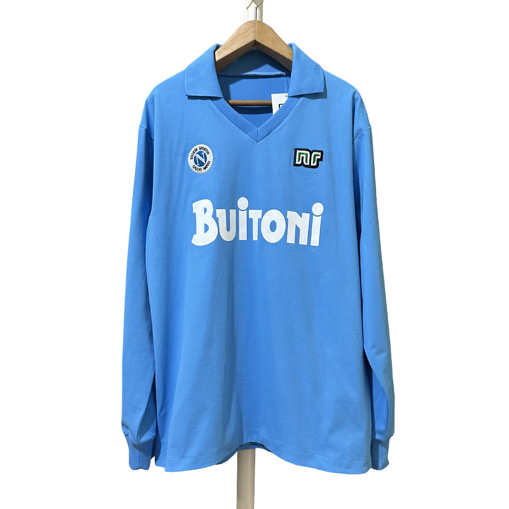 NAPOLI Retro L/S Home Jersey 1986-87 image 0