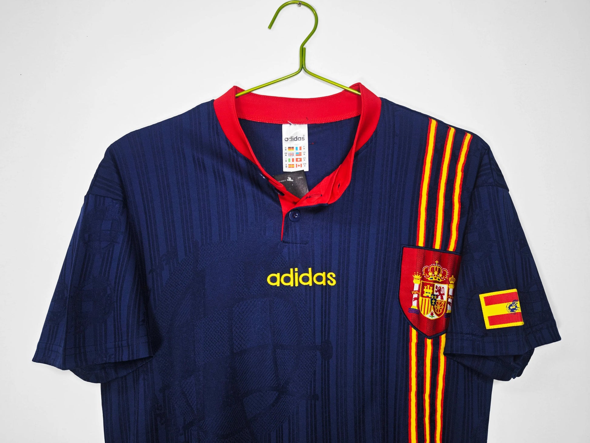 SPAIN Retro Away Jersey EURO 96 image 4