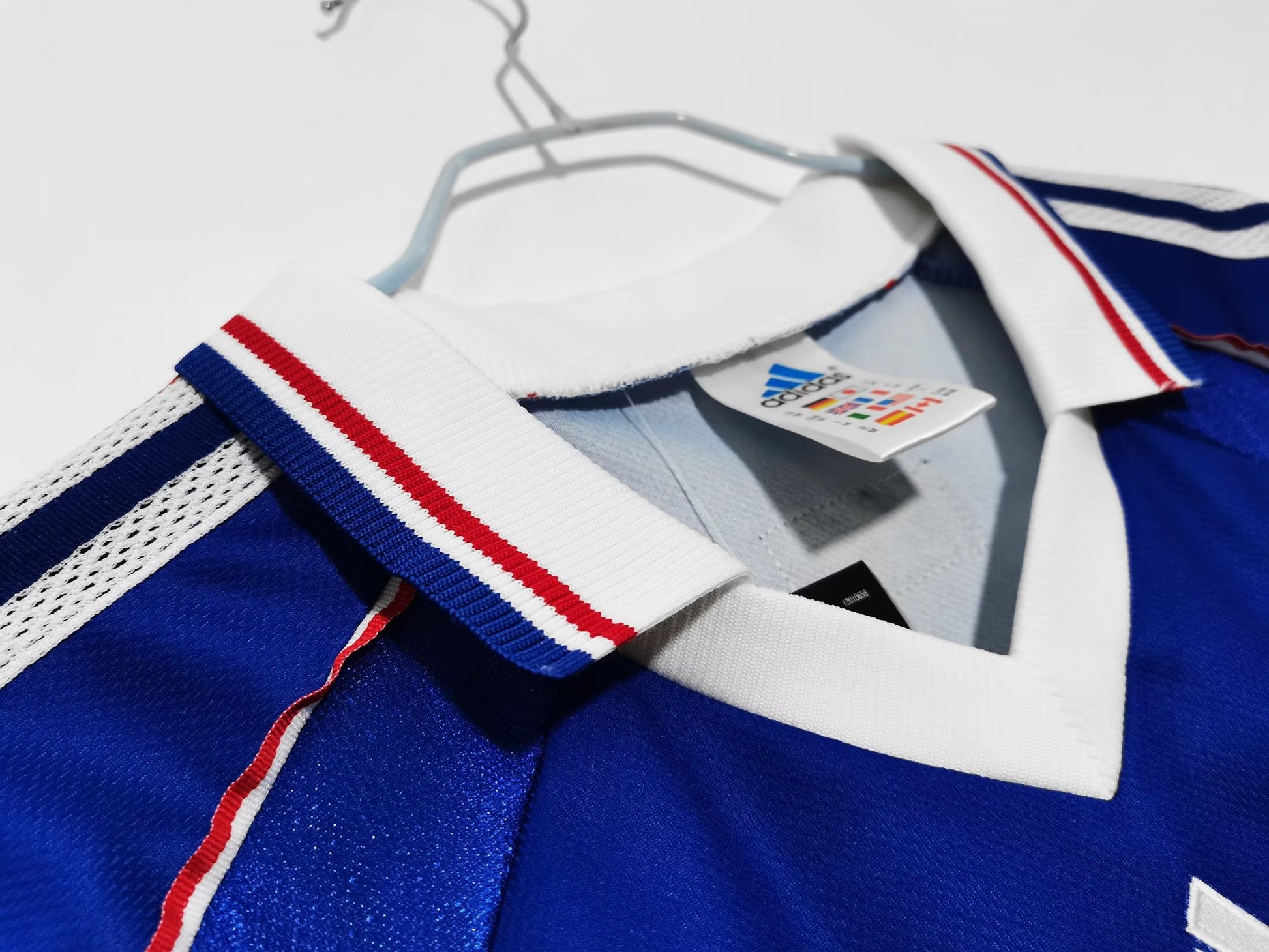 FRANCE Retro L/S Home Jersey WORLD CUP 1998 image 3