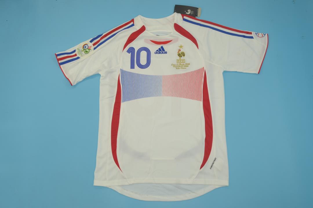 FRANCE Retro Away Jersey 2006 (WORLD CUP FINAL) image 10