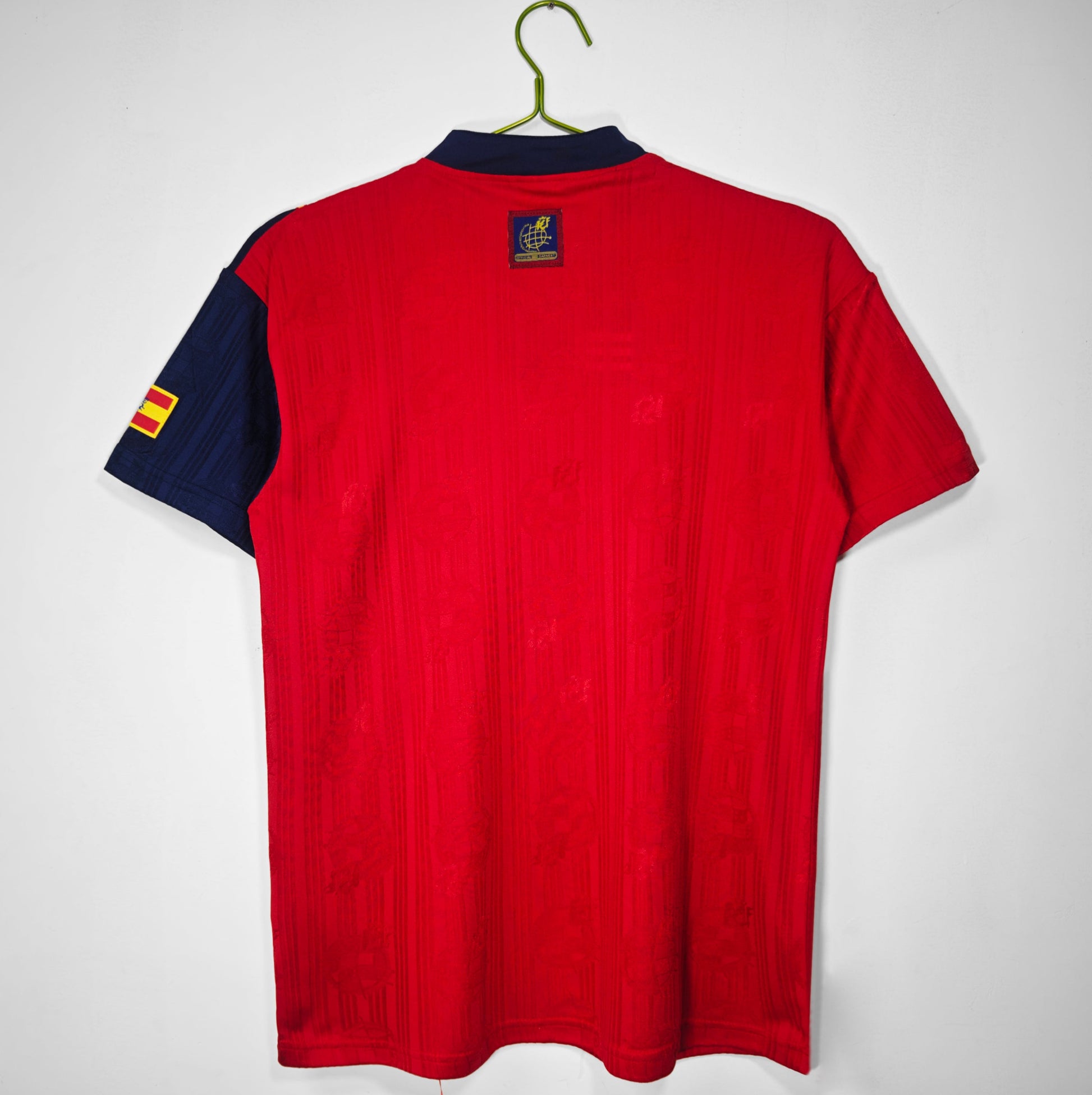 SPAIN Retro Home Jersey EURO 96 image 4