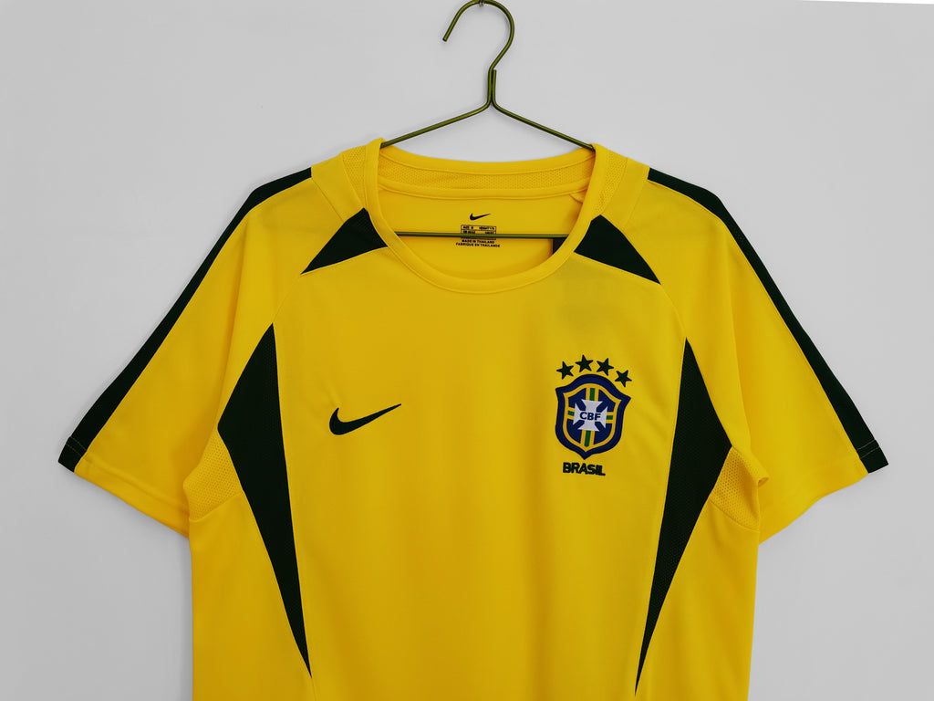 BRAZIL Retro Home Jersey 2002 image 2