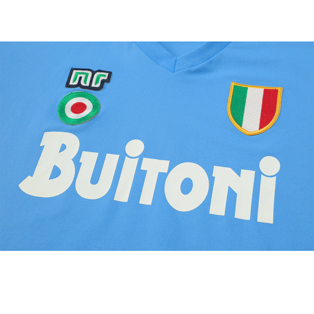 NAPOLI Retro L/S Home Jersey 1987-88 image 4