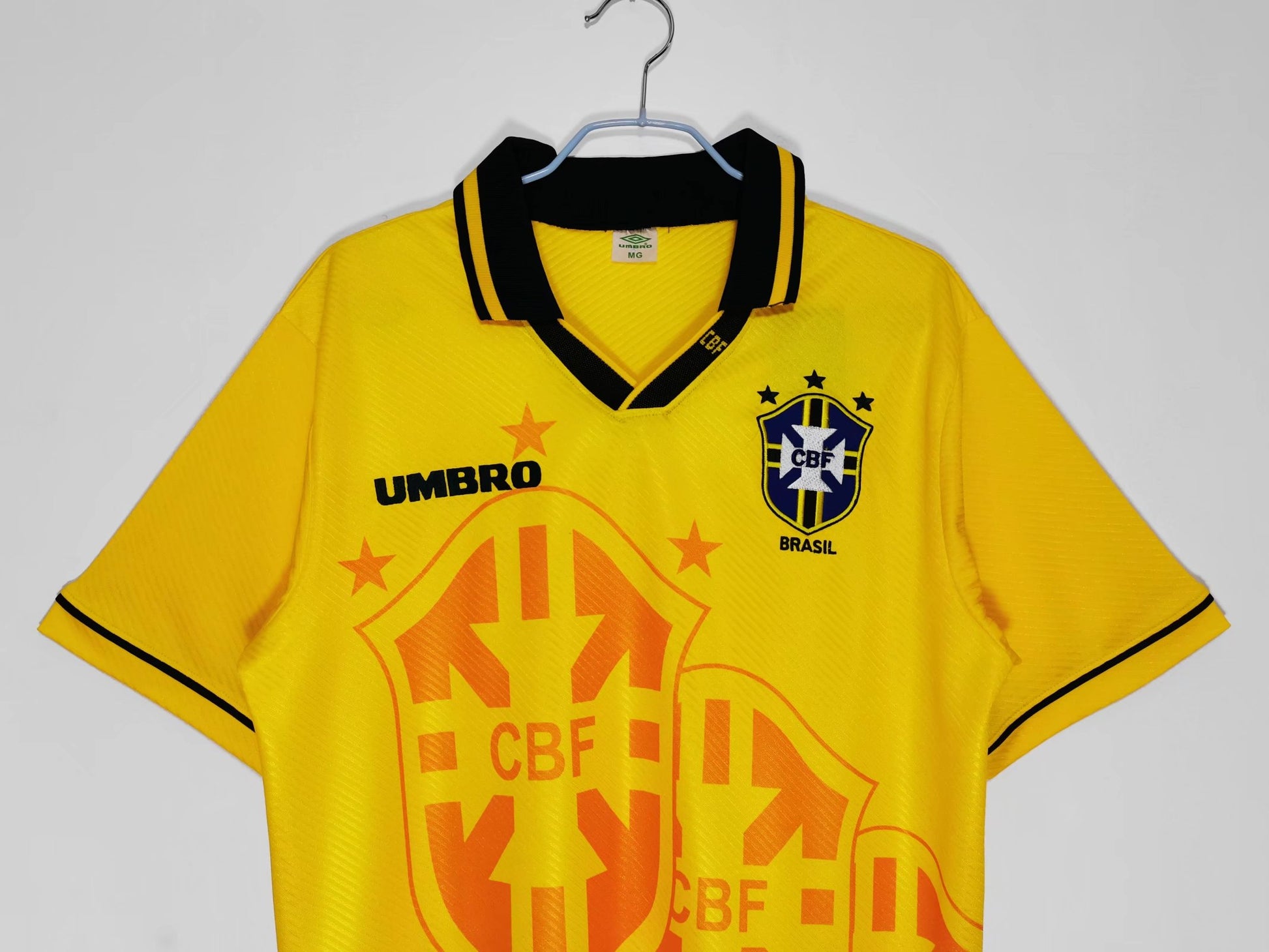 BRAZIL Retro Home Jersey 1994 image 4