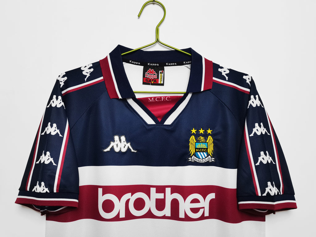 MANCHESTER CITY Retro Away Jersey  1997-98 image 3