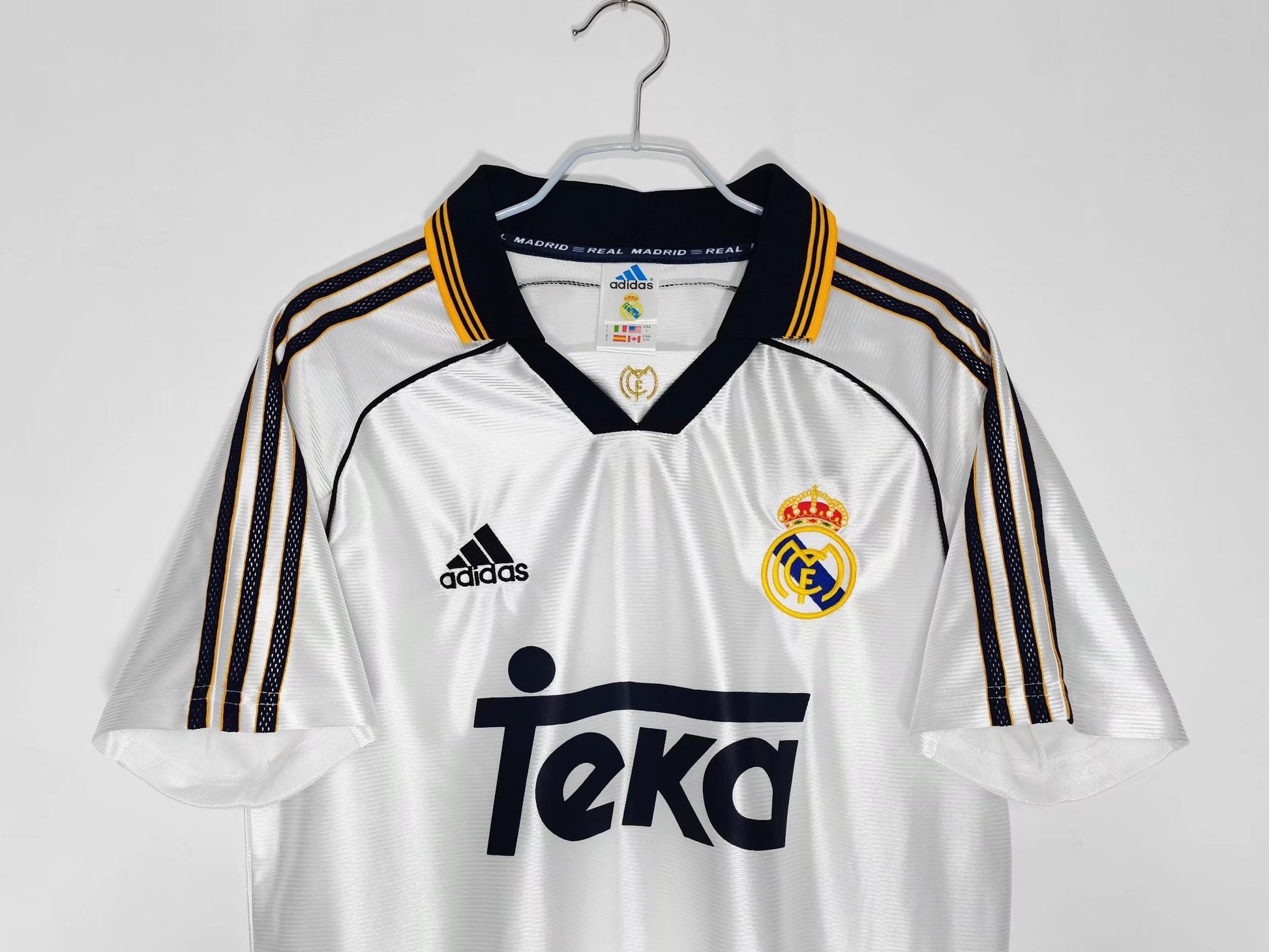 REAL MADRID Retro Home Jersey 1998-99 image 5