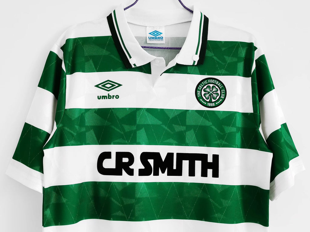 CELTIC FC Retro Home Jersey-1989 image 9