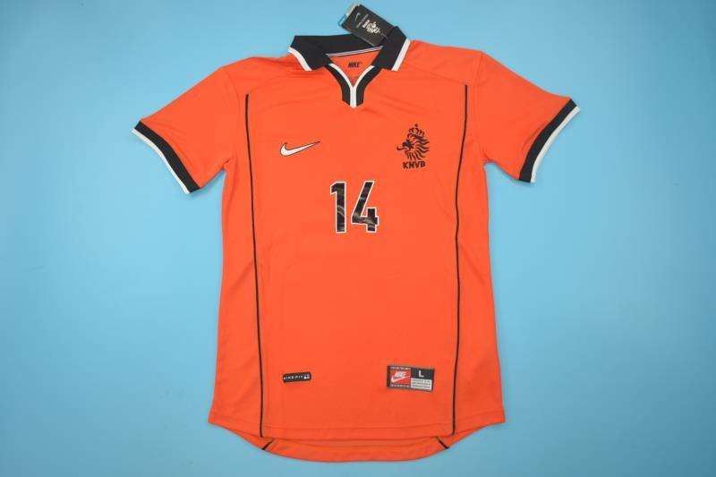 NETHERLANDS Retro Home Jersey 1998 image 14