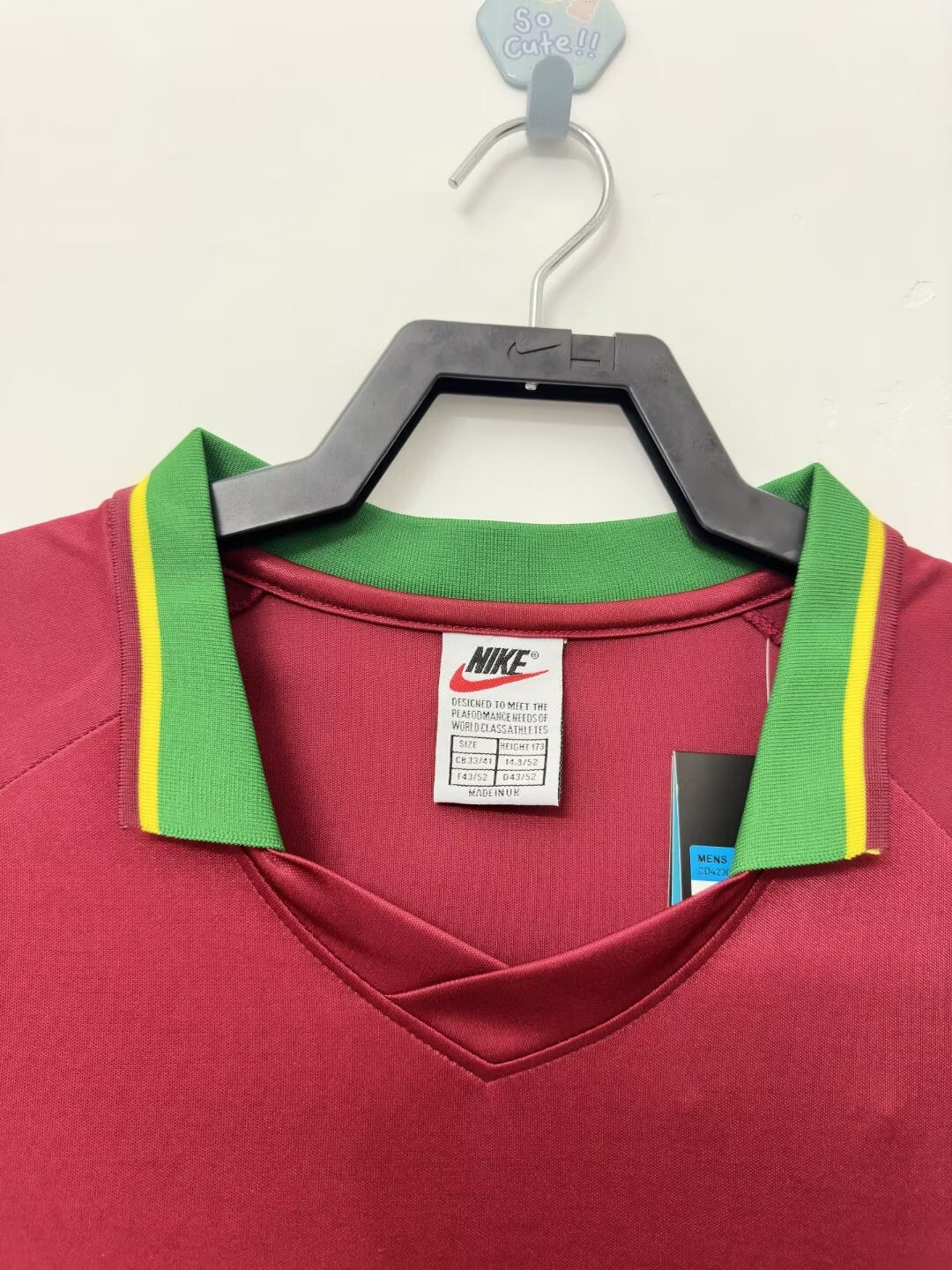 PORTUGAL Retro Home Jersey WORLD CUP 1998 image 5