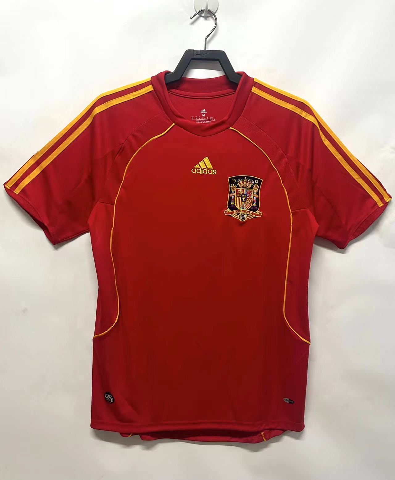 SPAIN Retro Home Jersey 2008 image 0