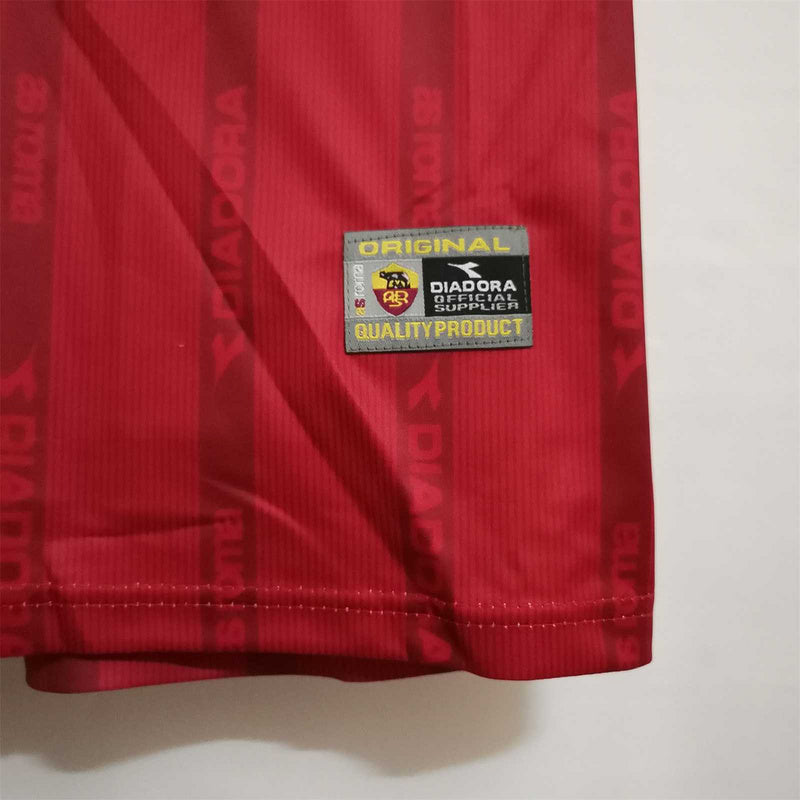 AS ROMA Retro Home Jersey 1999-00 image 6