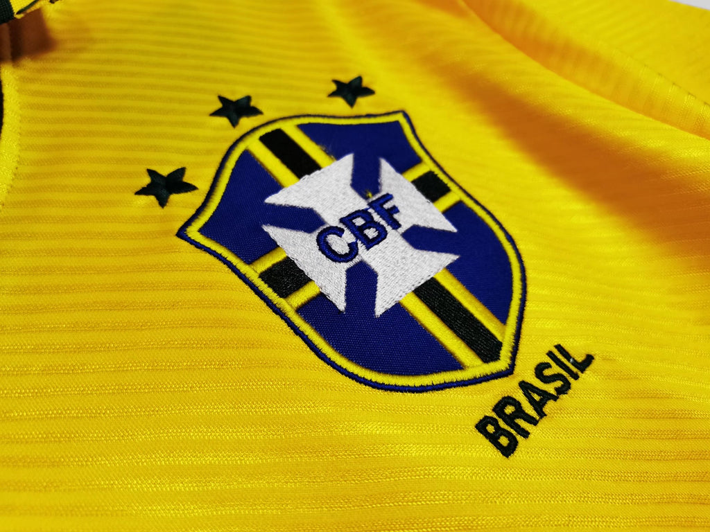 BRAZIL Retro Home Jersey 1994 image 7