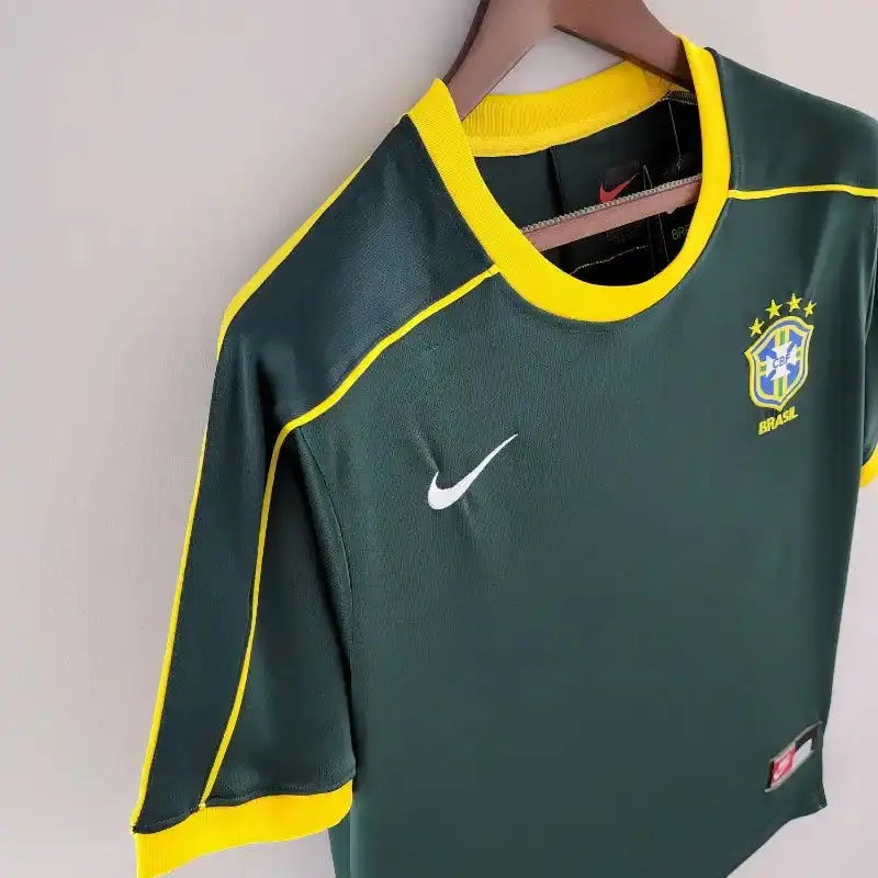 BRAZIL Cláudio Taffarel Goalkeeper's Jersey 1998 image 5