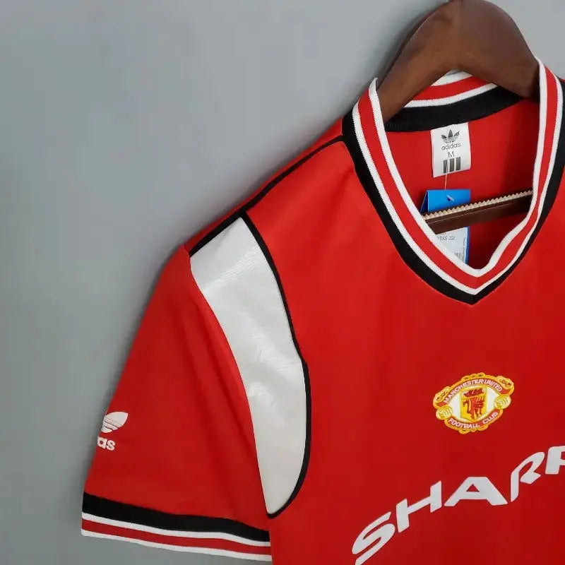 MANCHESTER UNITED RETRO JERSEY 1985 image 5