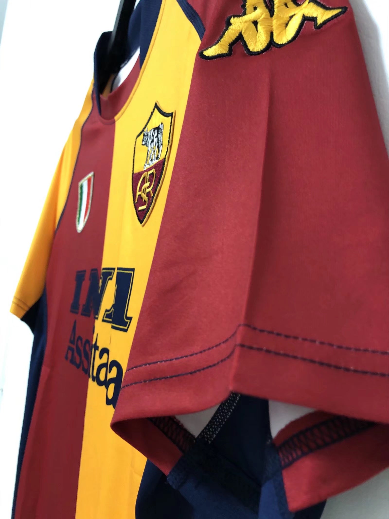 AS ROMA RETRO JERSEY 2000-01 - CHAMPIONS LEAGUE  image 12