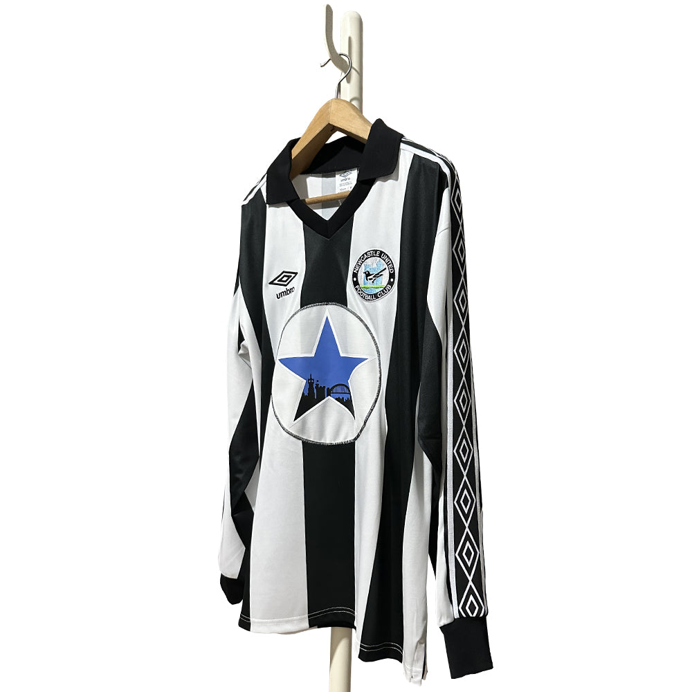 NEWCASTLE UNITED Retro L/S Home Jersey 1980-82 image 5