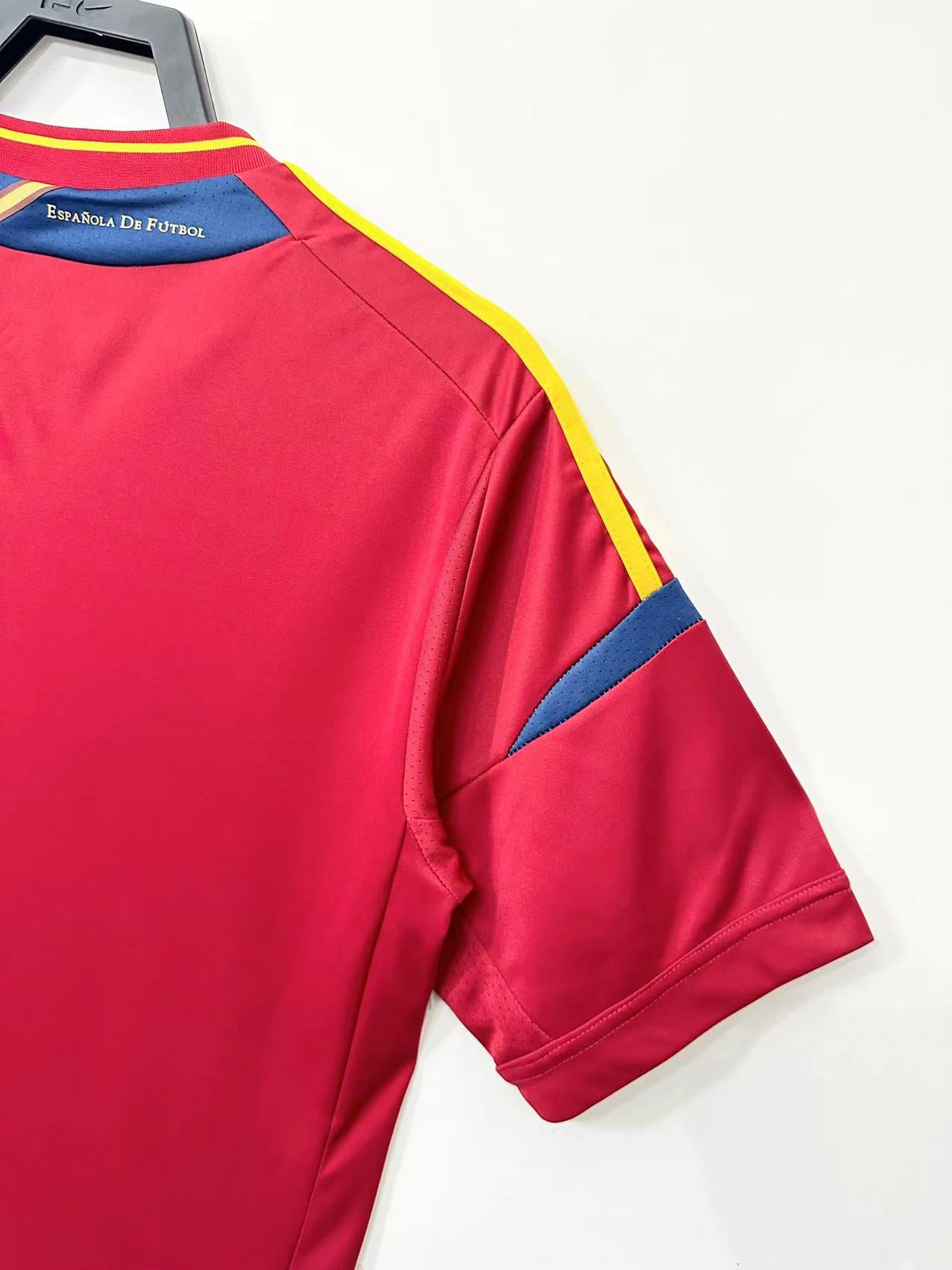 SPAIN Retro Home Jersey 2012 image 9
