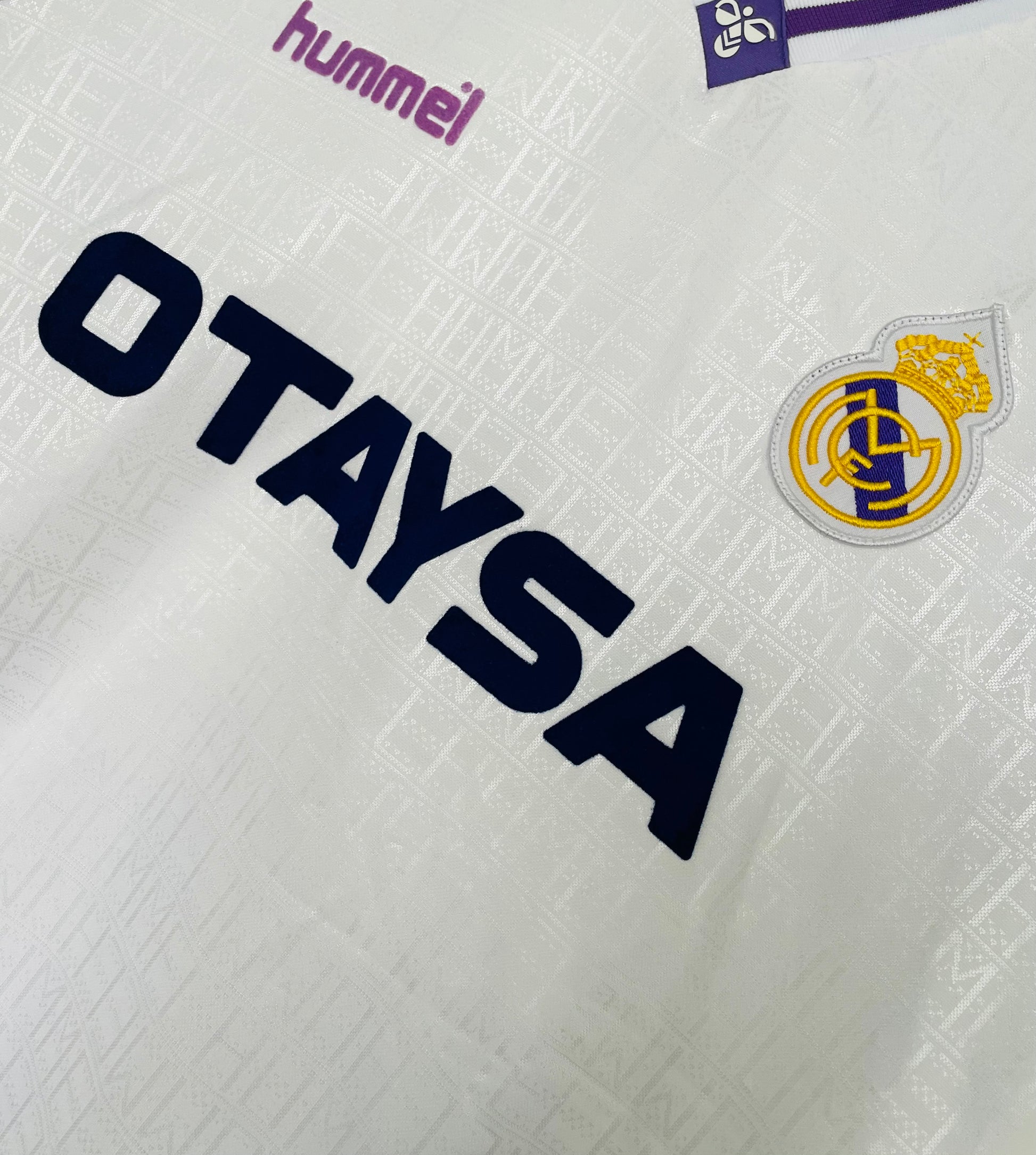 REAL MADRID Retro Home Jersey 1990-92 image 5