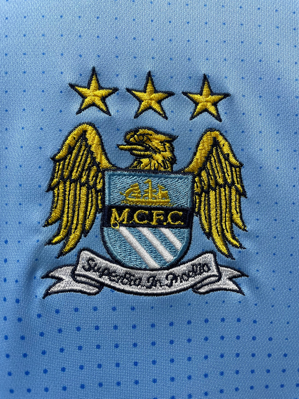 MANCHESTER CITY Retro Home Jersey  2011-12 image 14
