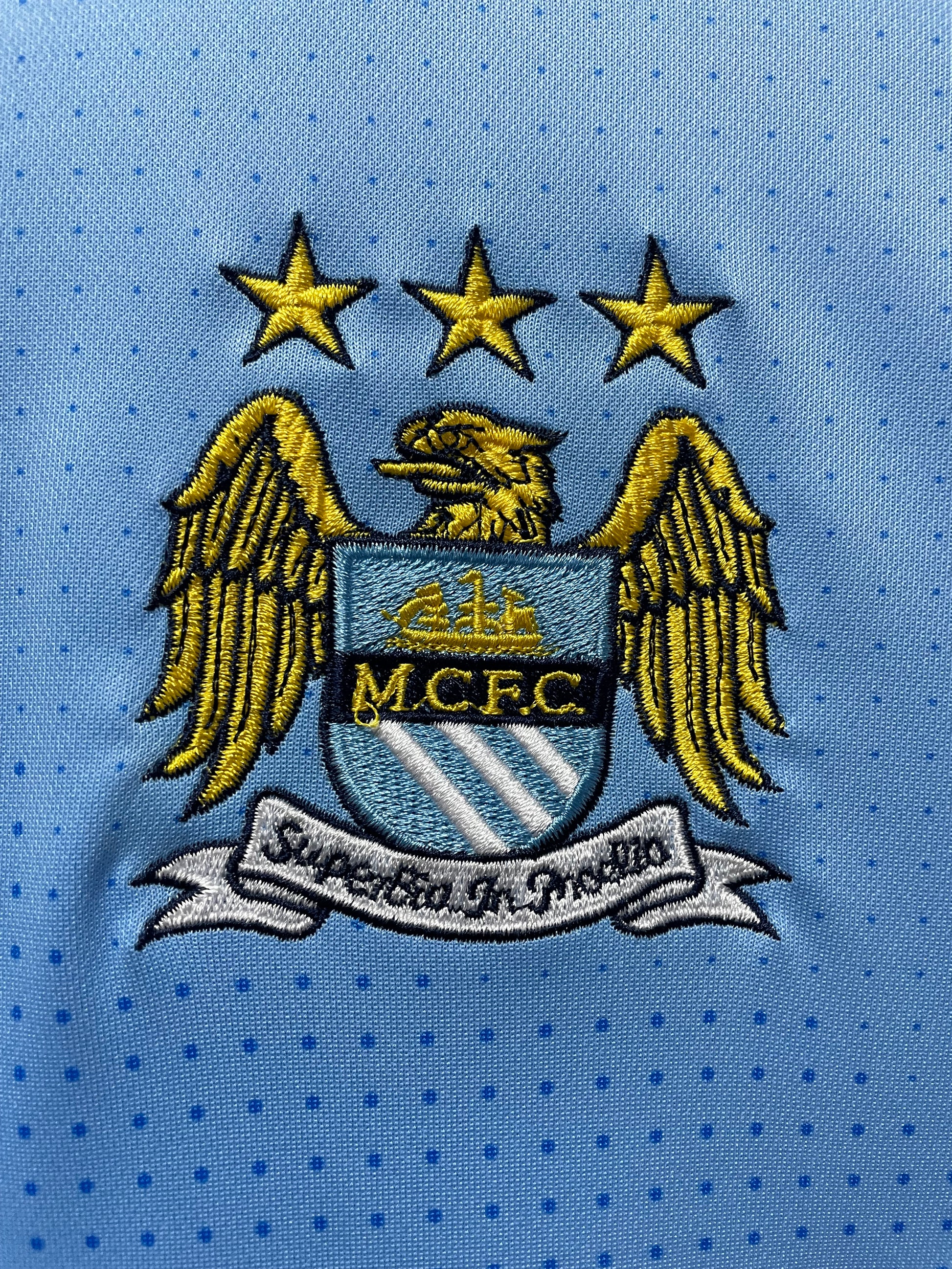 MANCHESTER CITY Retro Home Jersey  2011-12 image 14