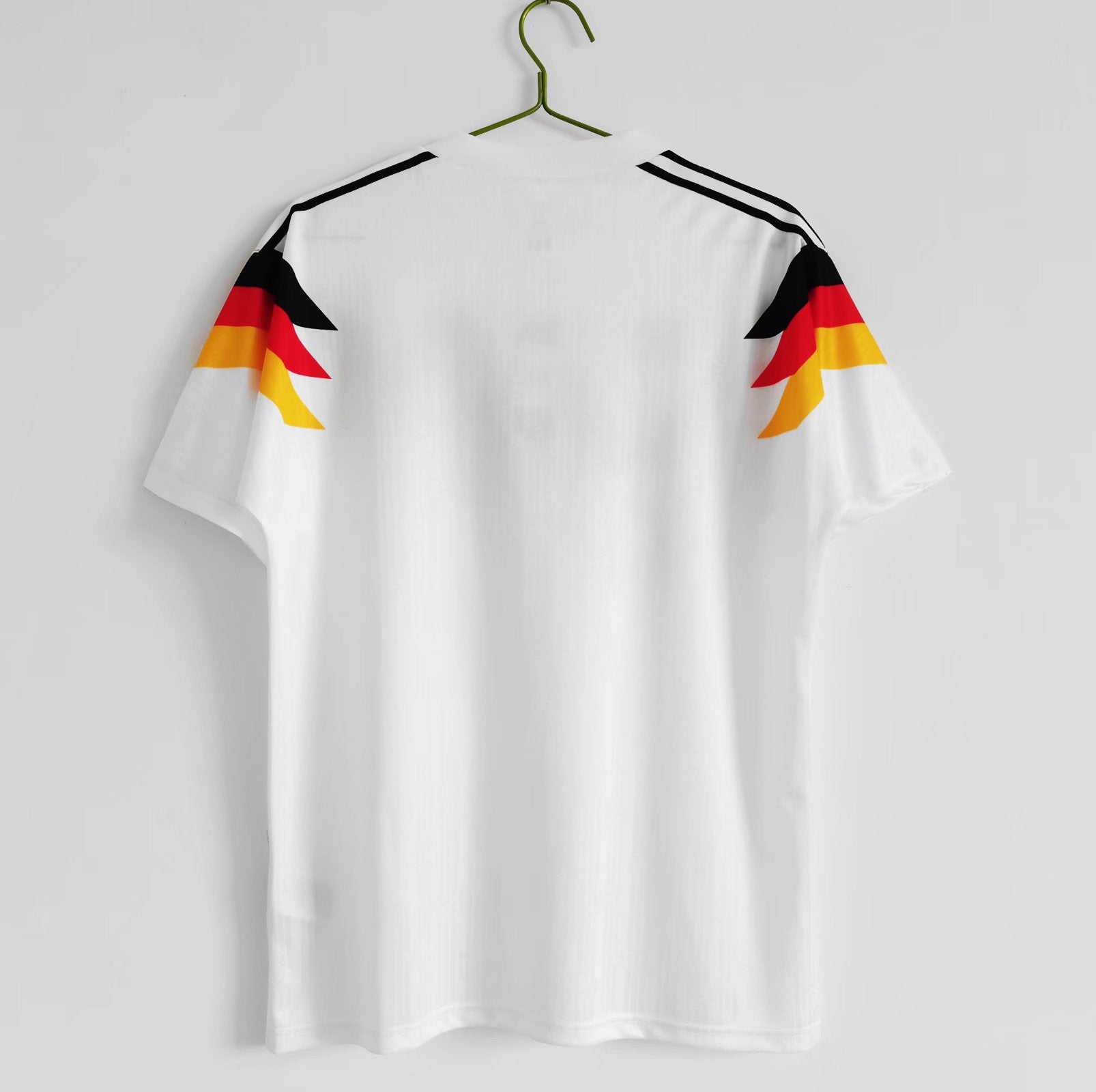 WEST GERMANY WHITE HOME RETRO FOOTBALL SHIRT 1990 image 1