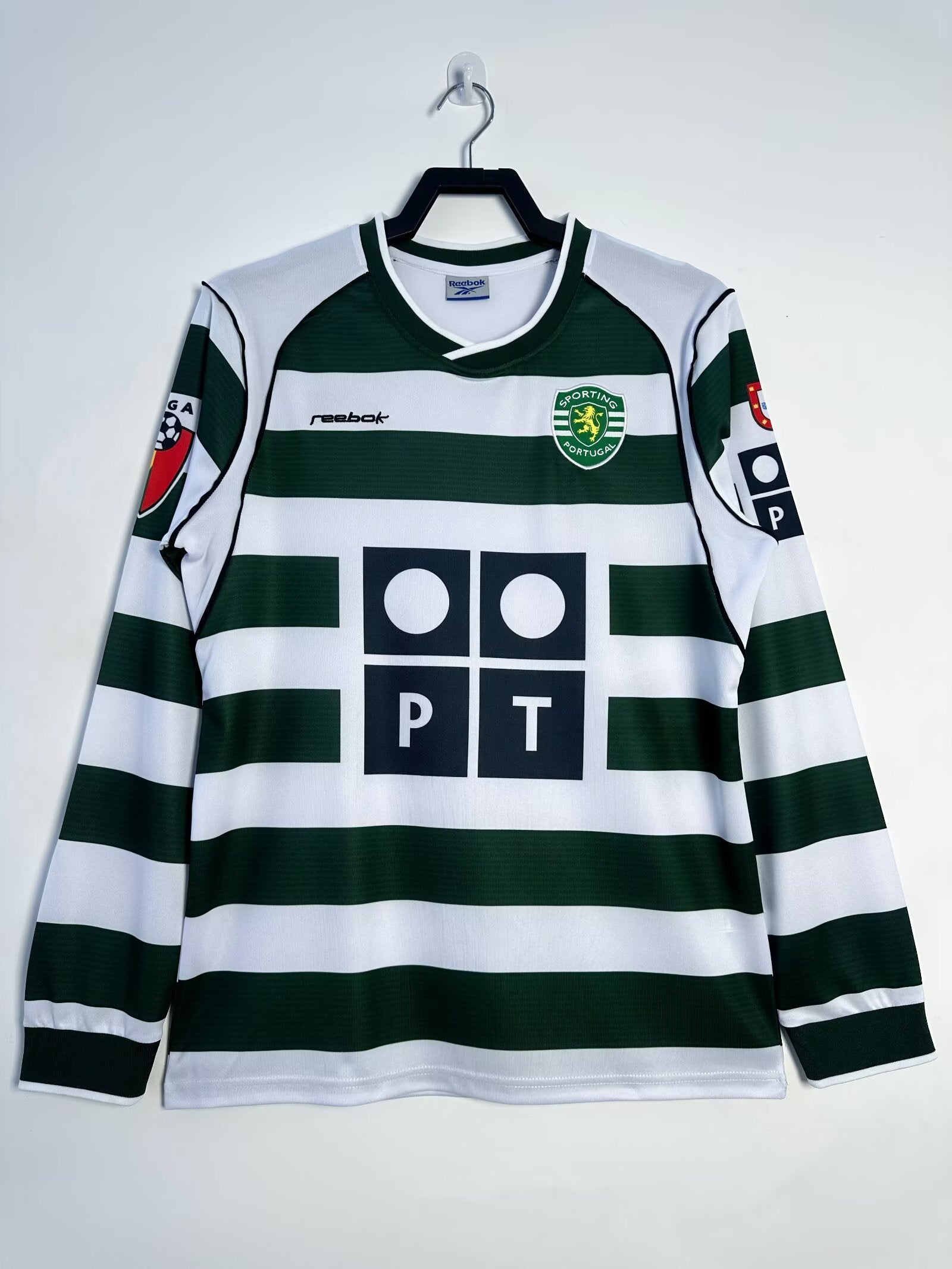SPORTING LISBON Retro L/S Home Jersey 2001-03 image 0