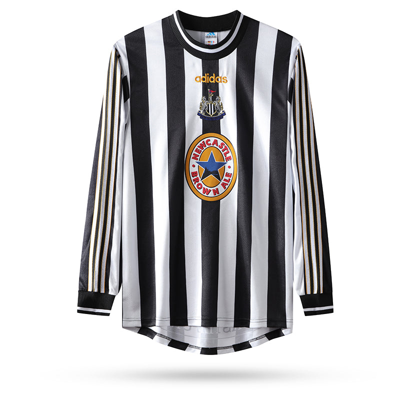 NEWCASTLE UNITED Retro L/S Home Jersey 1997-99 image 0