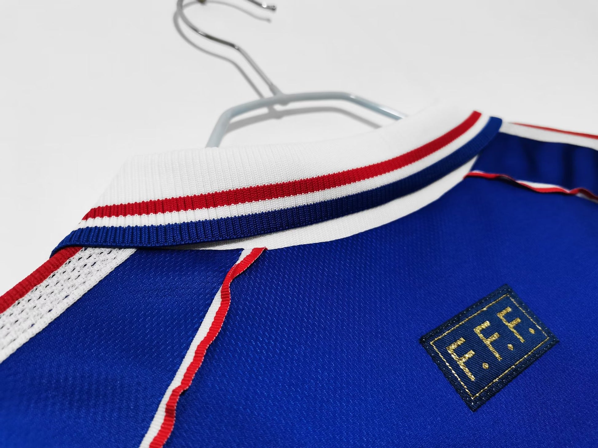 FRANCE Retro L/S Home Jersey WORLD CUP 1998 image 9