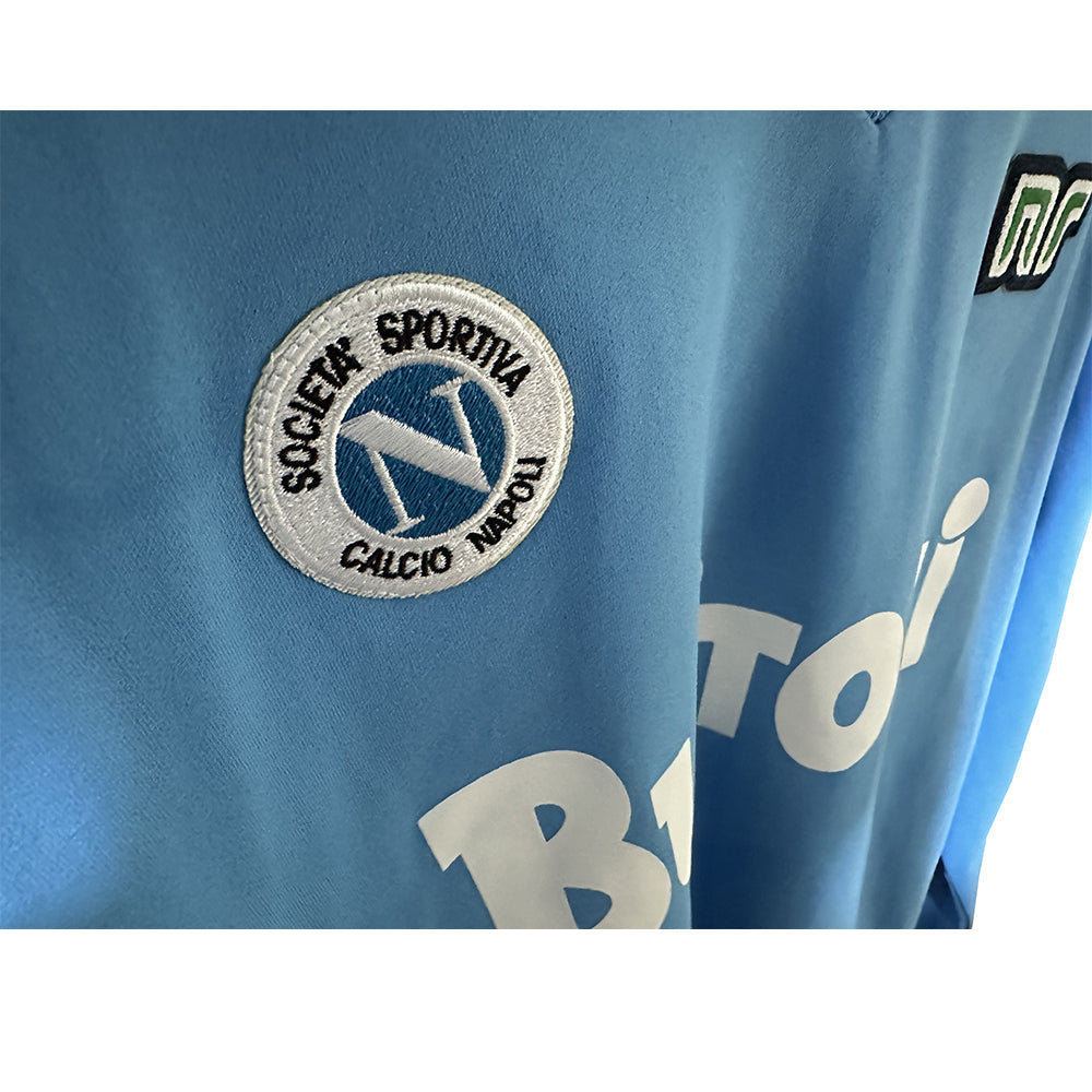 NAPOLI Retro L/S Home Jersey 1986-87 image 9