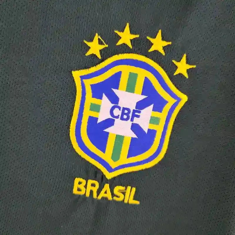 BRAZIL Cláudio Taffarel Goalkeeper's Jersey 1998 image 4