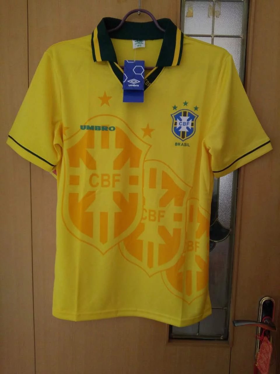 BRAZIL Retro Home Jersey 1994 image 13