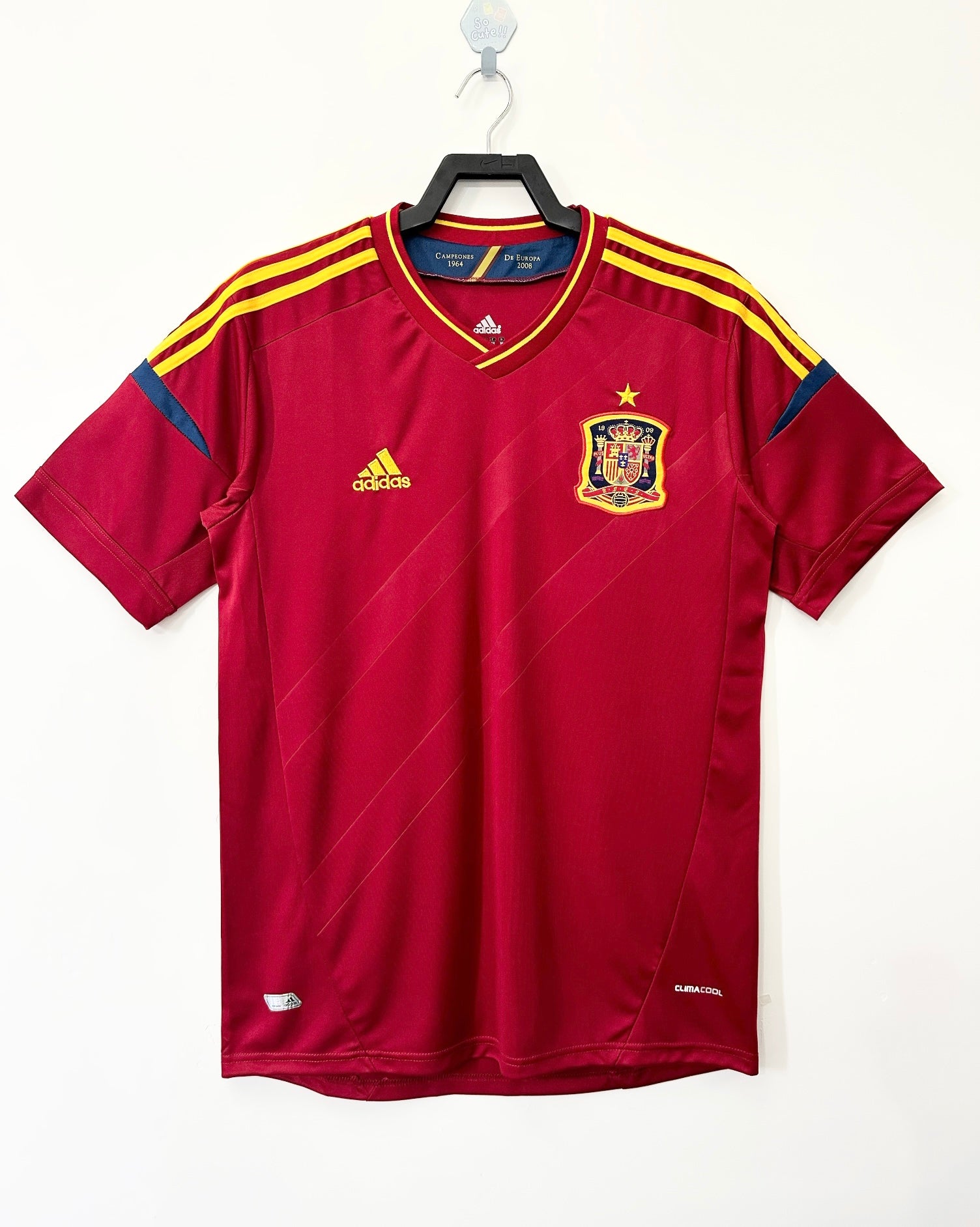 SPAIN Retro Home Jersey 2012 image 0