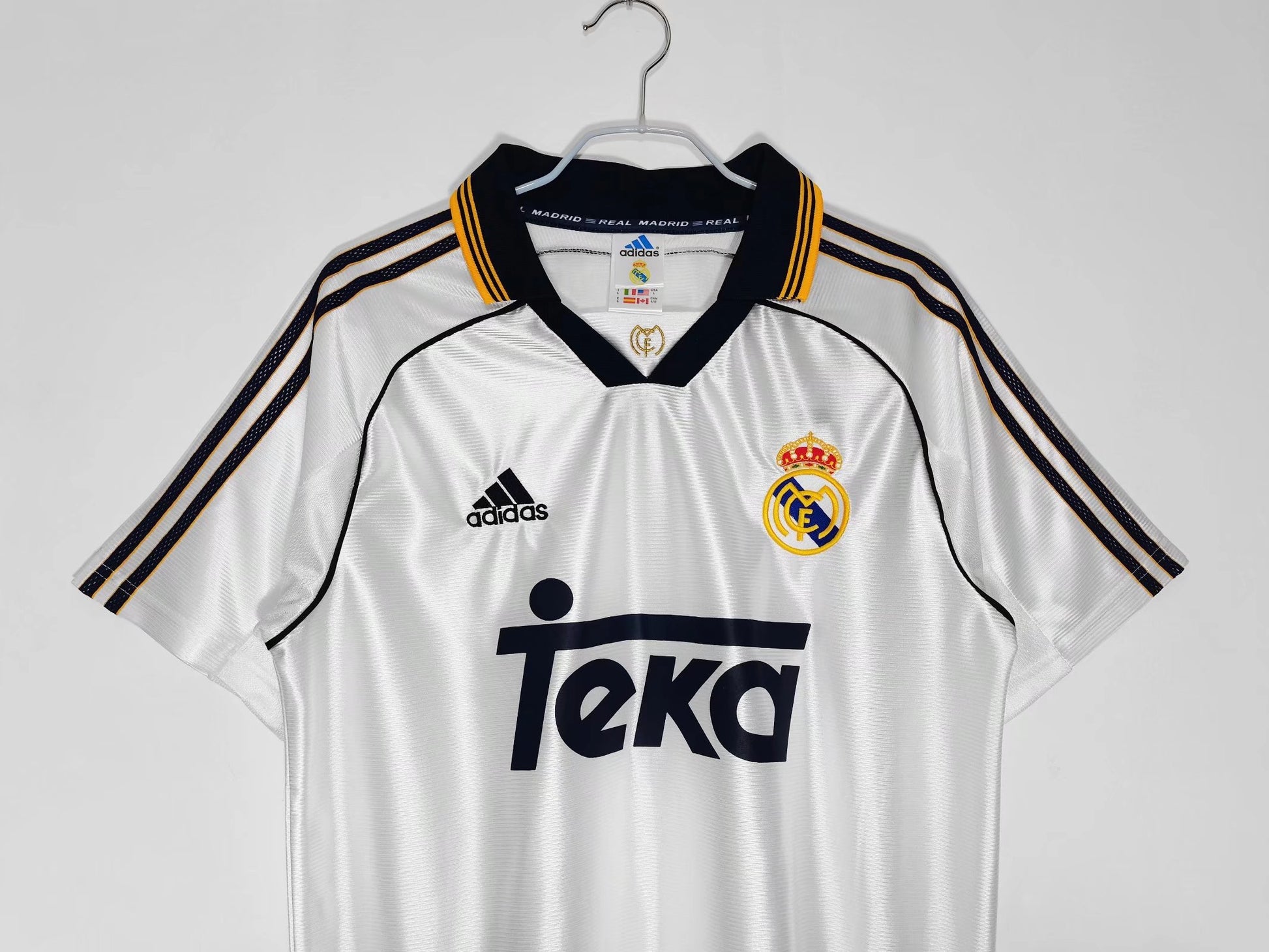 REAL MADRID Retro Home Jersey 1998-99 image 2
