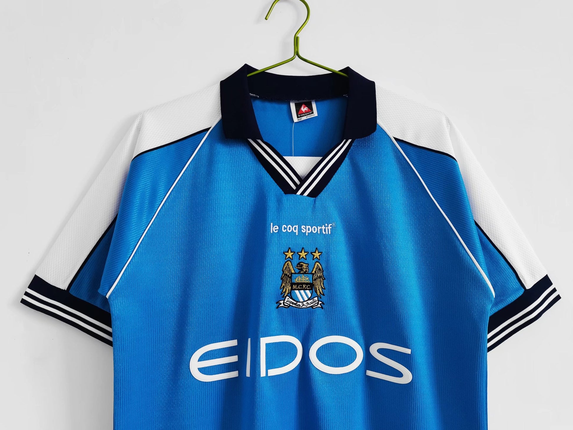 MANCHESTER CITY Retro Home Jersey 1999-01 image 6