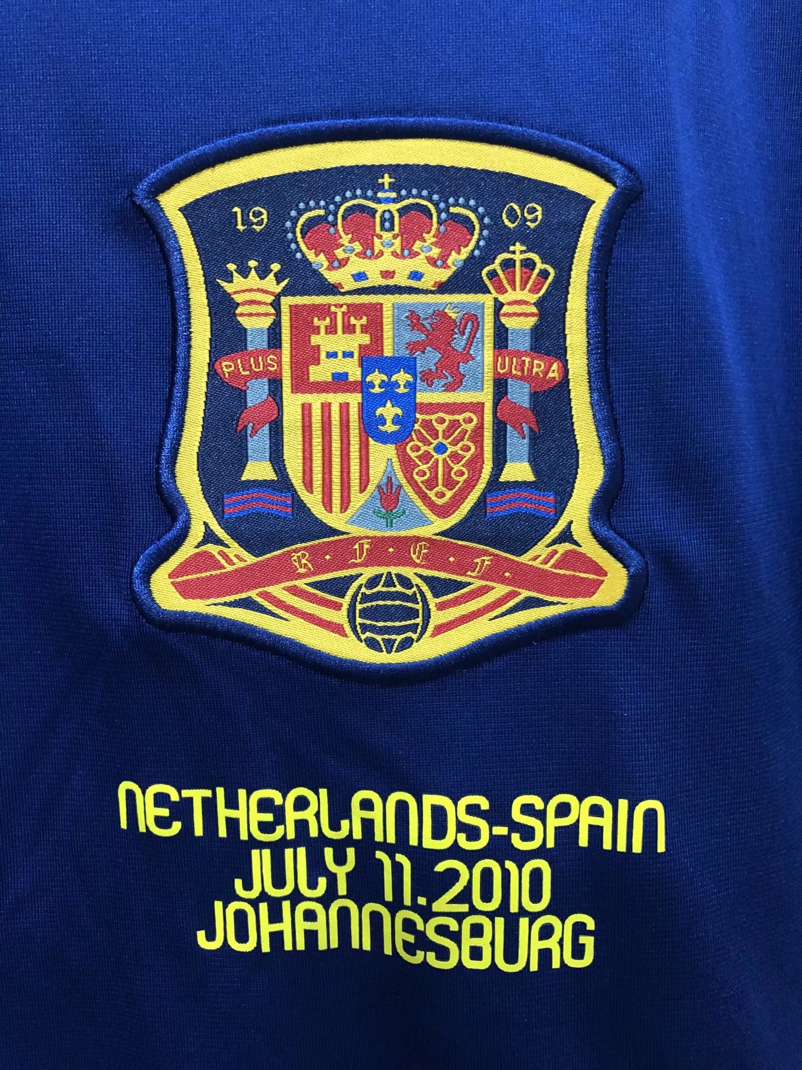 SPAIN Retro Away Jersey 2010 WORLD CUP FINAL JERSEY image 4