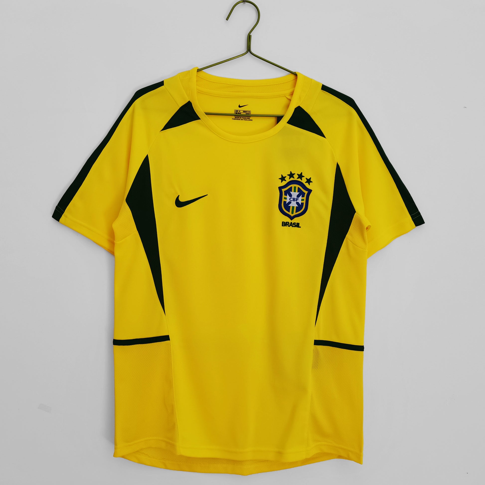 BRAZIL Retro Home Jersey 2002 image 0