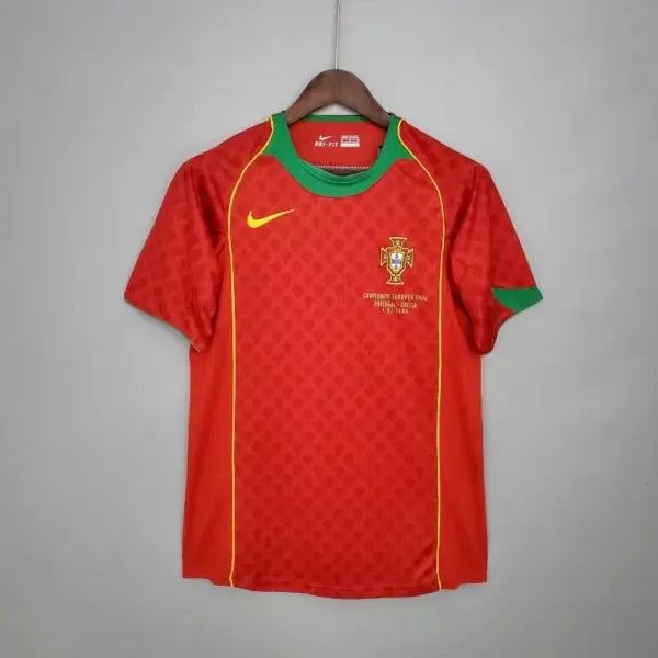 PORTUGAL Retro Home Jersey EURO 2004 FINAL image 0