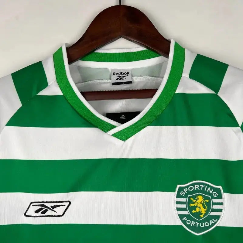 SPORTING LISBON Retro Home Jersey 2003-04 image 4