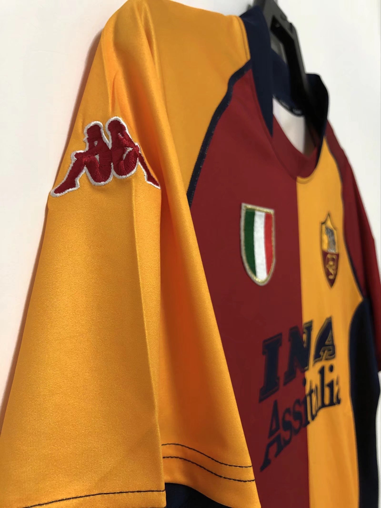 AS ROMA RETRO JERSEY 2000-01 - CHAMPIONS LEAGUE  image 7