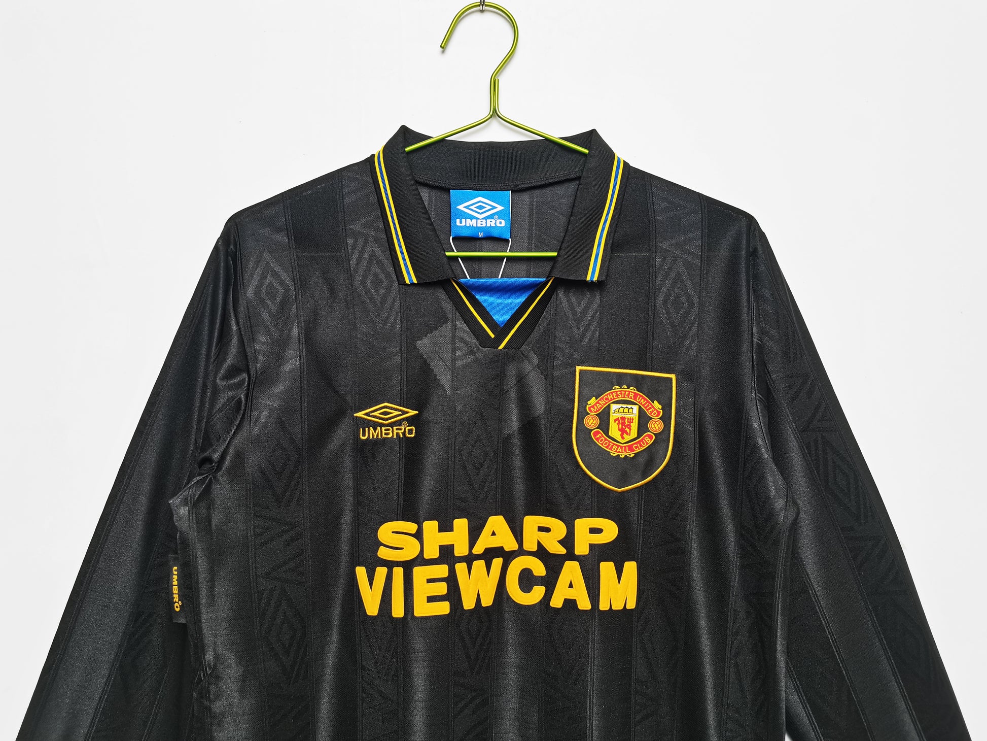 MANCHESTER UNITED RETRO L/S Away JERSEY 1993-95 image 2