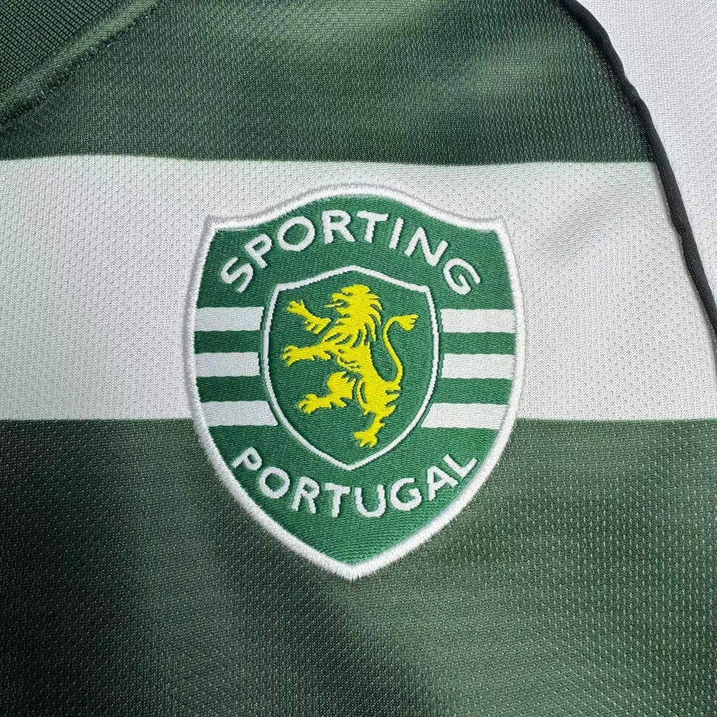 SPORTING LISBON Retrkms home Jersey  2001-03 image 7