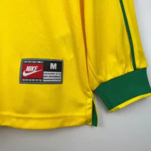 BRAZIL Retro Home Jersey L/S 1998 image 7