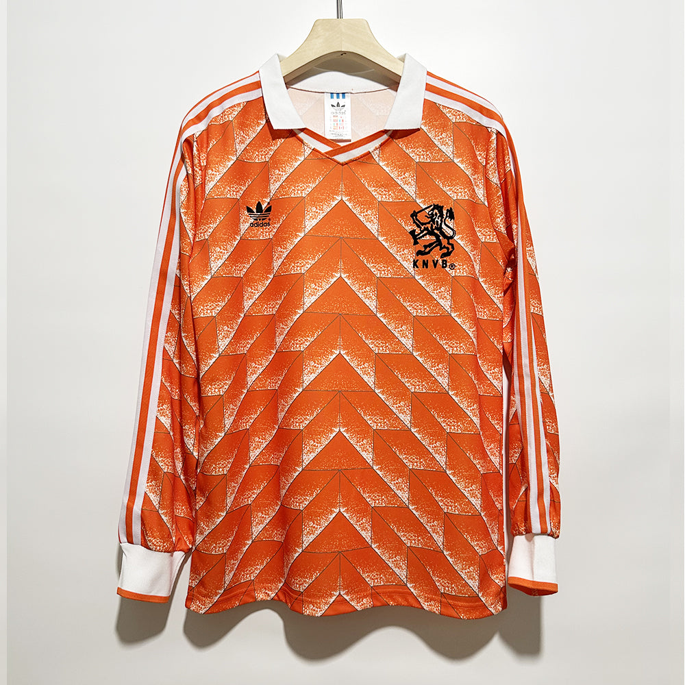 NETHERLANDS Retro L/S Home Jersey 1988 image 0