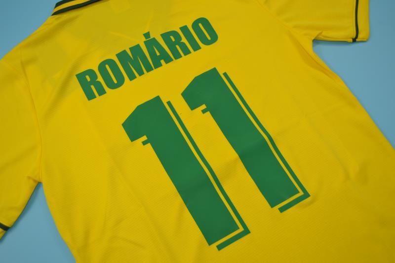 BRAZIL Retro Home Jersey 1994 image 12
