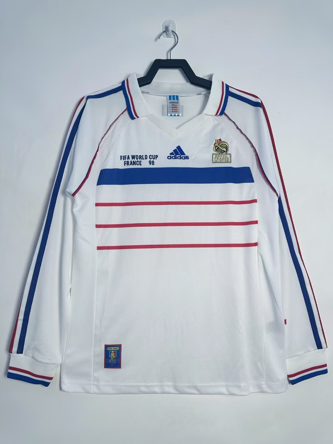 FRANCE Retro L/S  Away Jersey WORLD CUP 1998 image 0