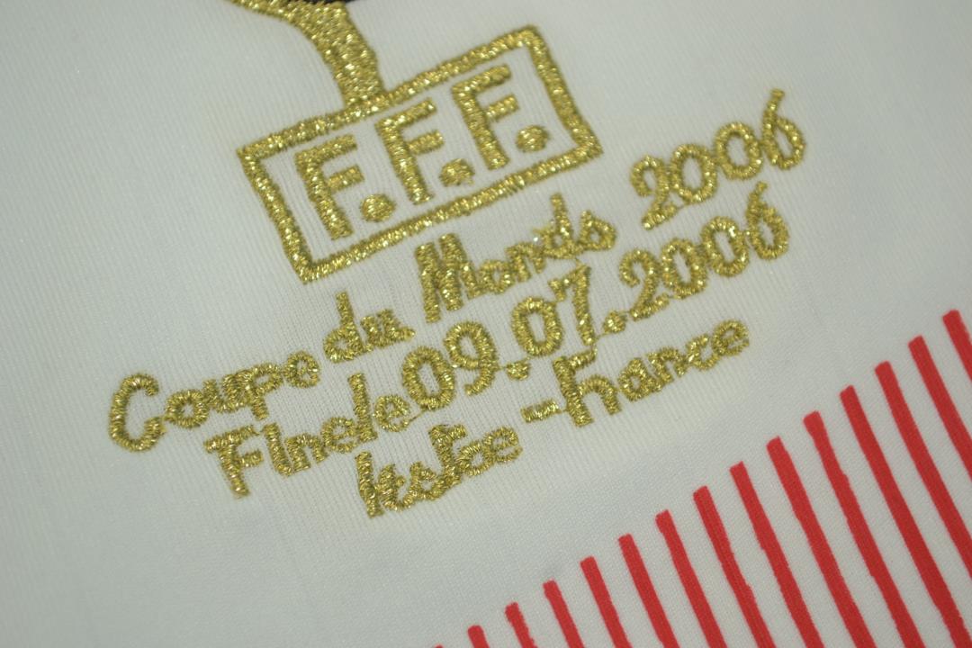 FRANCE Retro Away Jersey 2006 (WORLD CUP FINAL) image 7