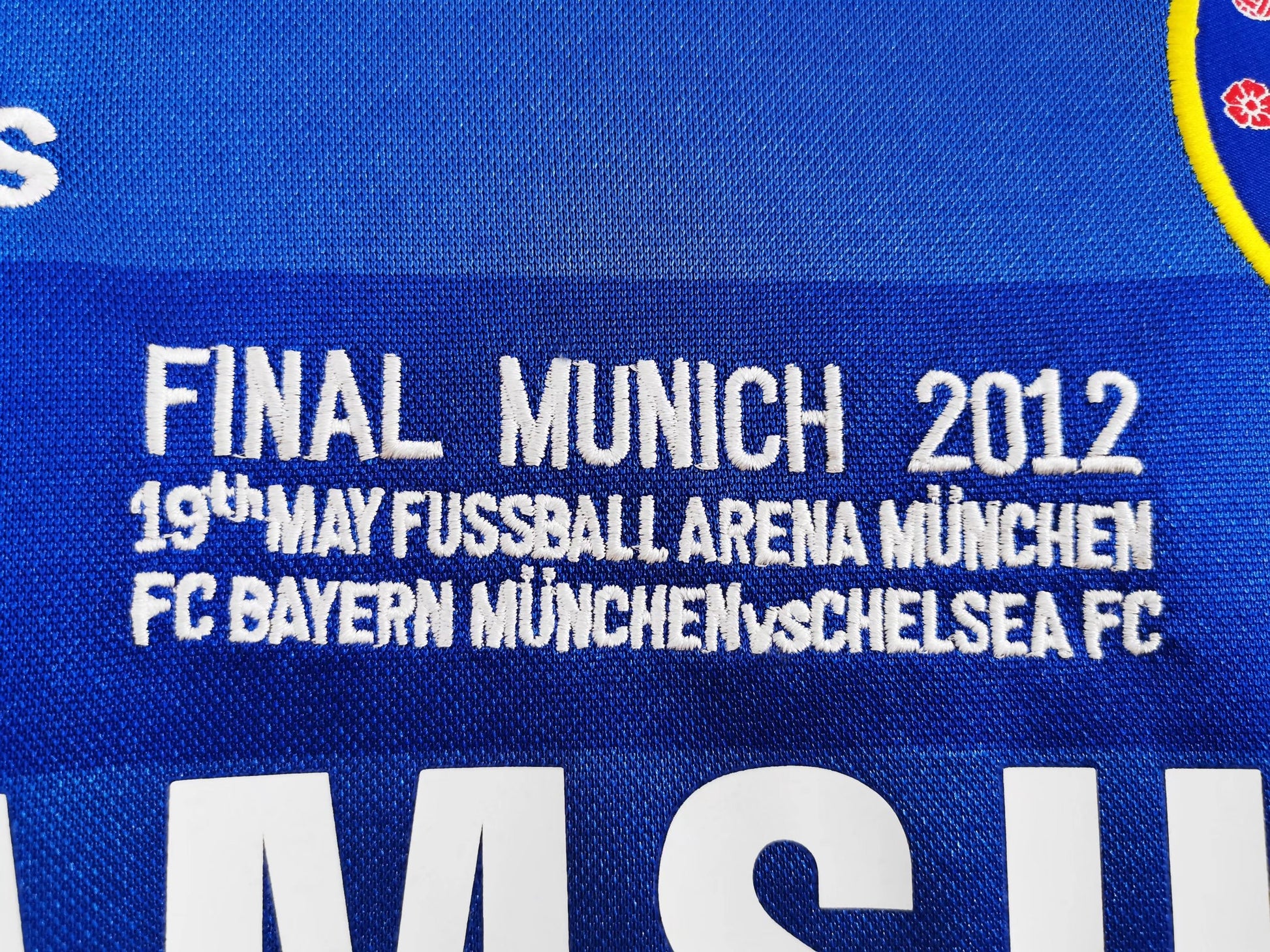 CHELSEA Retro Home Jersey Champion's League Final Edition 2011-12 image 5