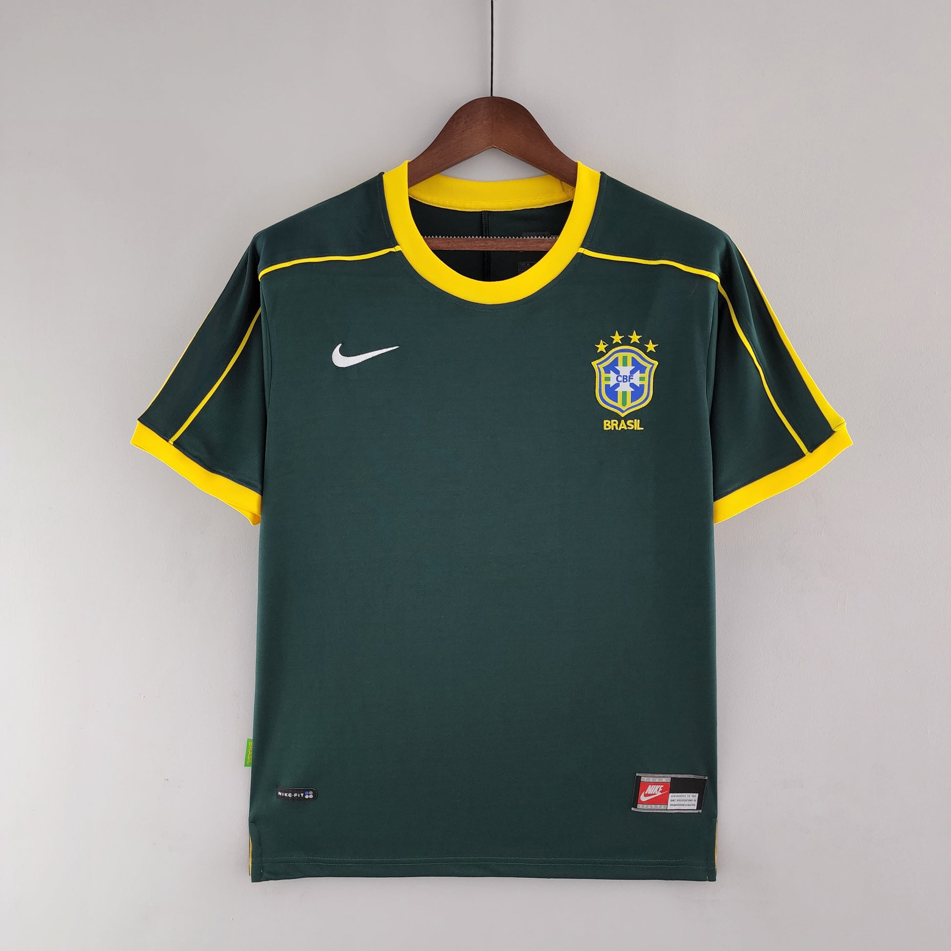 BRAZIL Cláudio Taffarel Goalkeeper's Jersey 1998 image 0