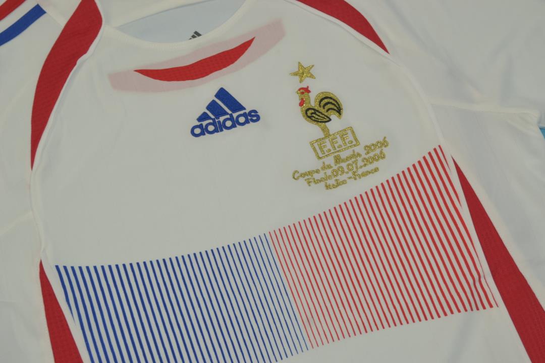 FRANCE Retro Away Jersey 2006 (WORLD CUP FINAL) image 3