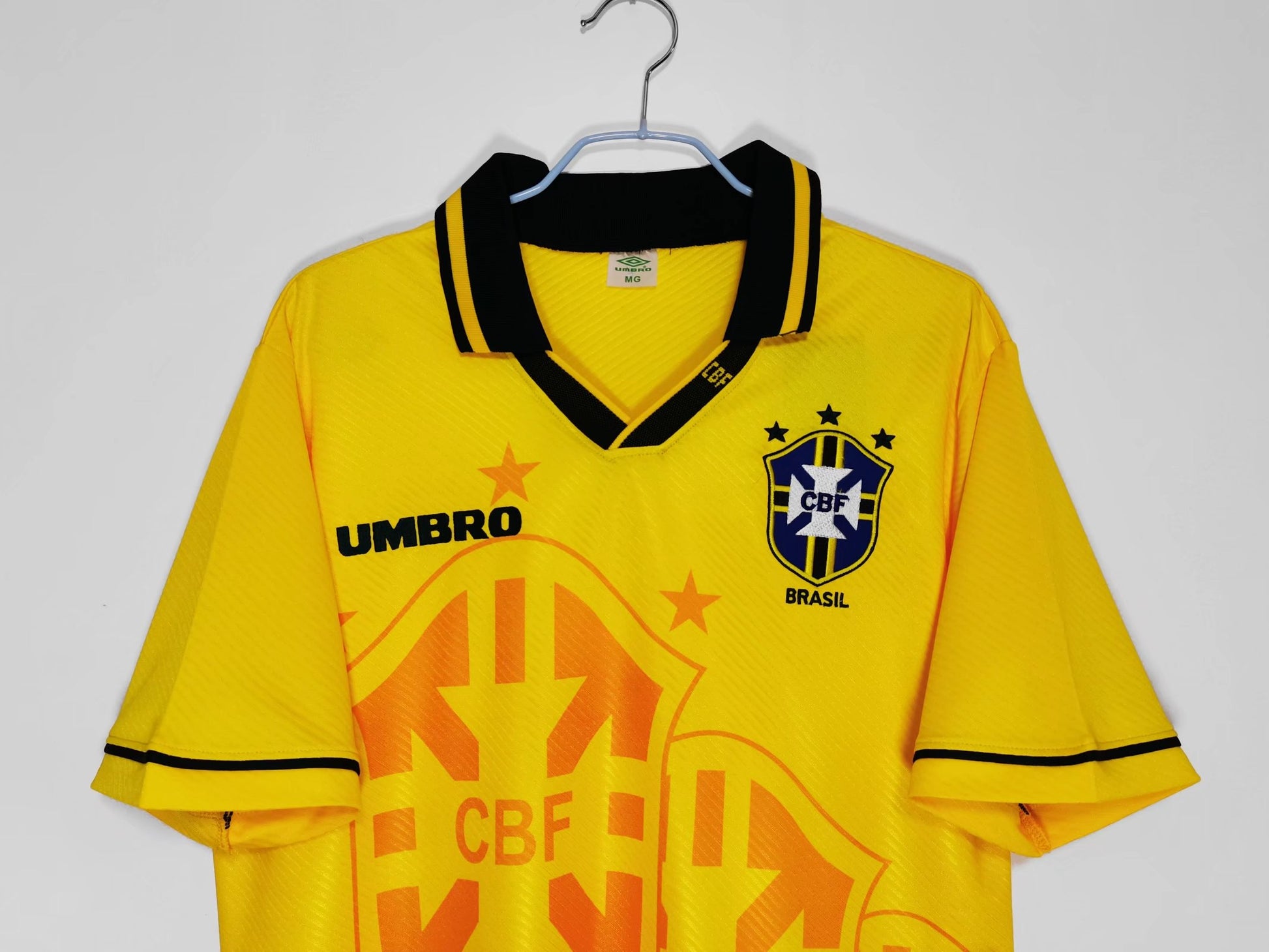 BRAZIL Retro Home Jersey 1994 image 5